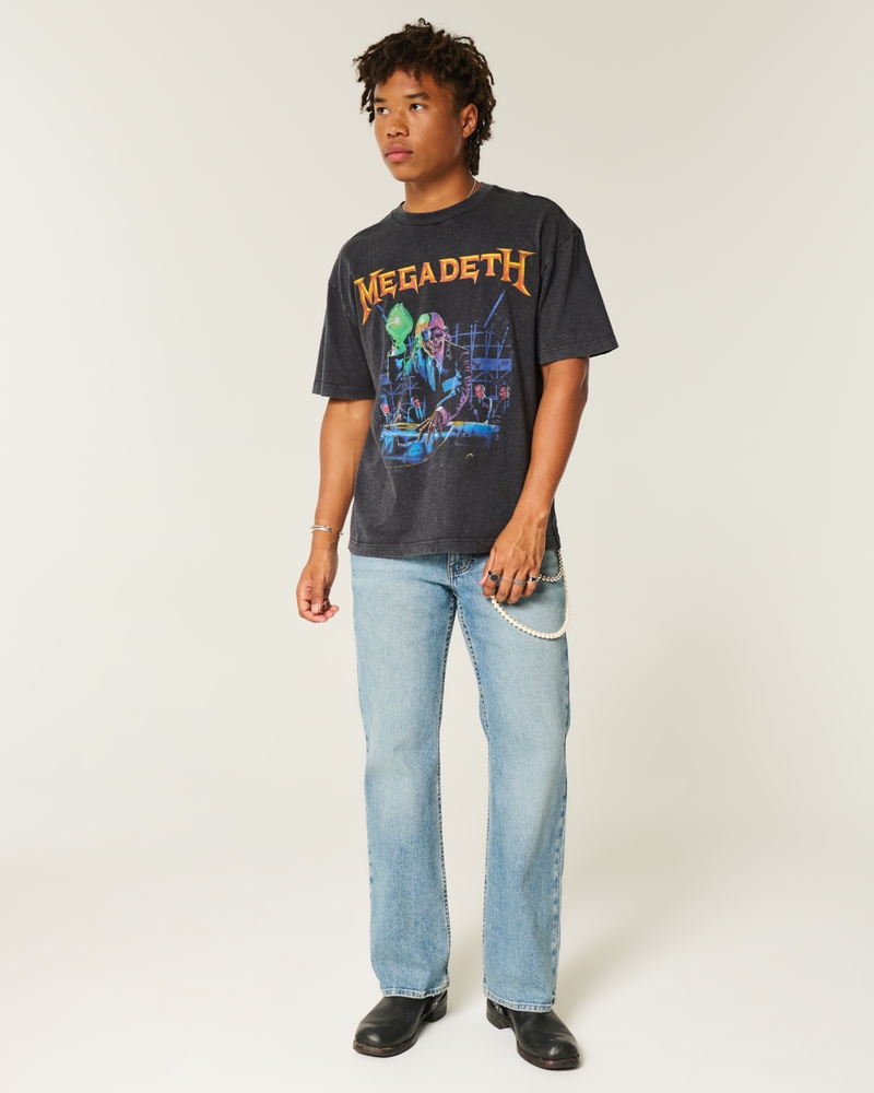 Boxy Megadeth Tour Graphic Tee