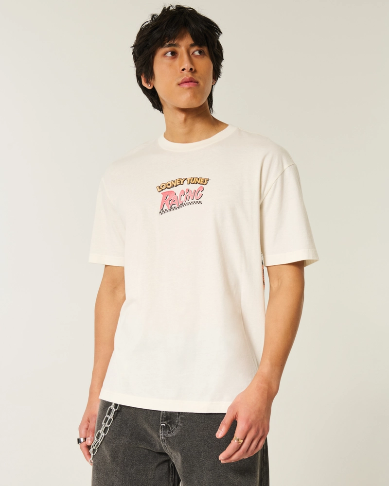 Boxy Looney Tunes Racing Graphic Tee