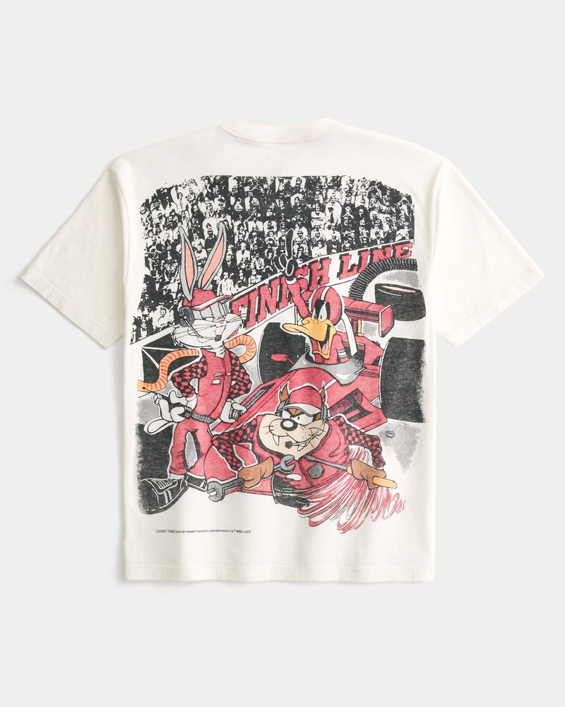 Boxy Looney Tunes Racing Graphic Tee