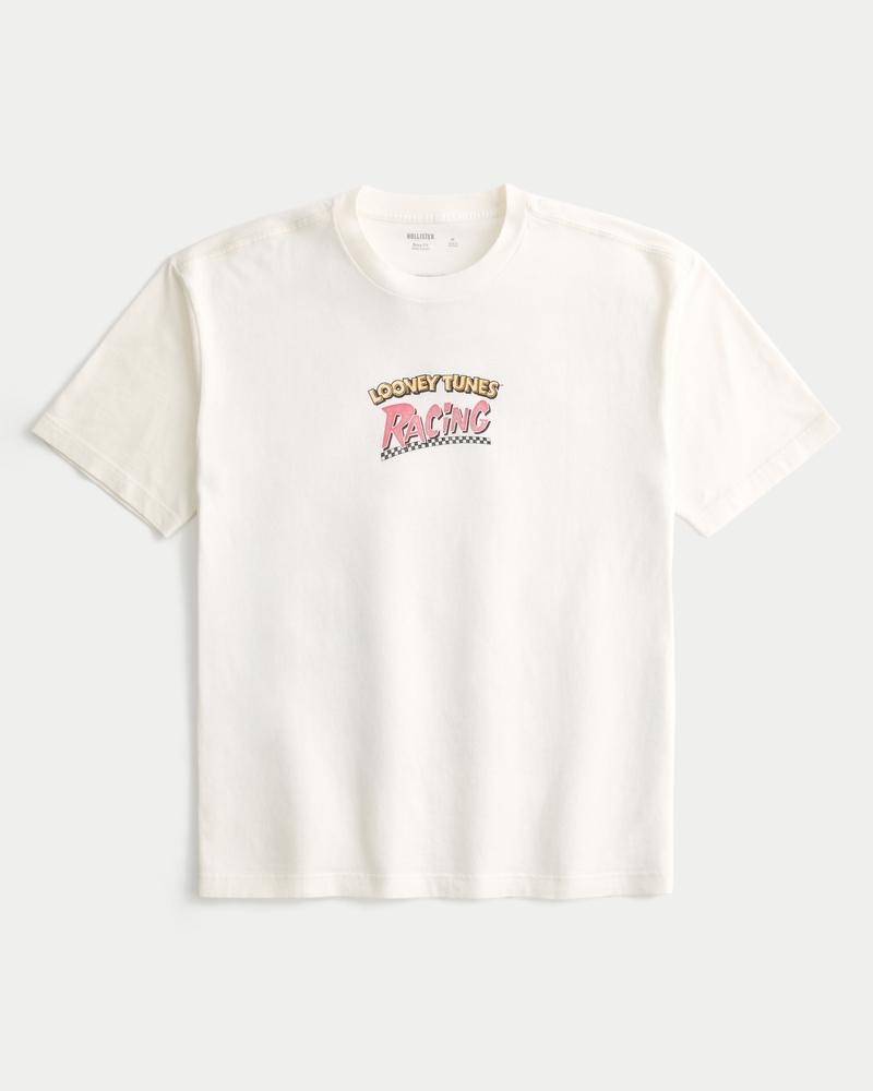 Boxy Looney Tunes Racing Graphic Tee