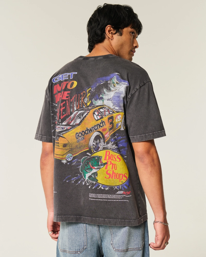 Boxy NASCAR Bass Pro Shops Graphic Tee