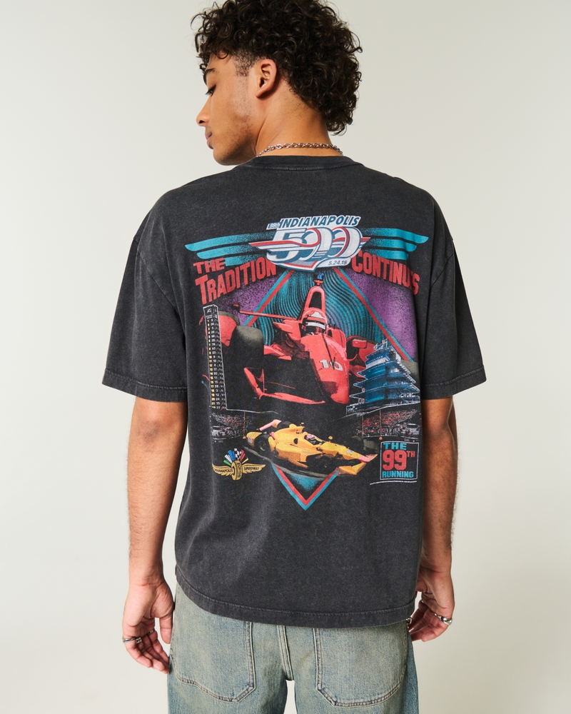 Boxy Indianapolis 500 Graphic Tee