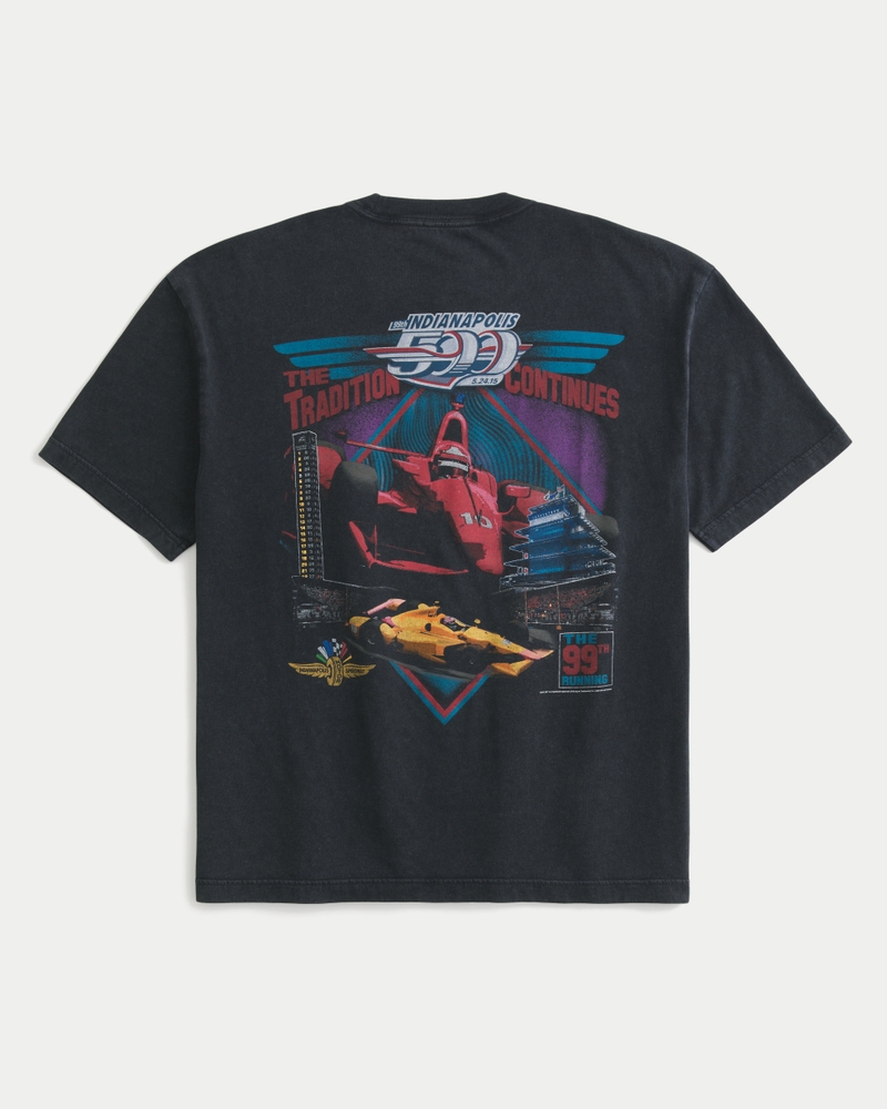 Boxy Indianapolis 500 Graphic Tee
