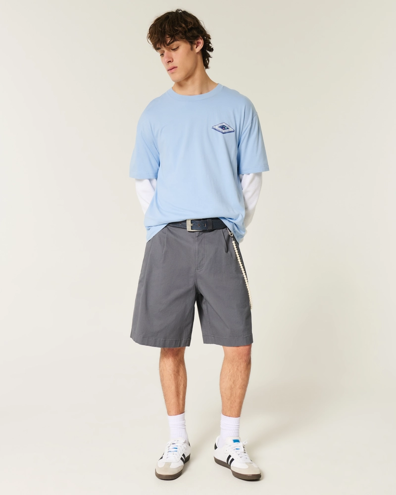 Boxy Hawaii Surf Graphic Tee