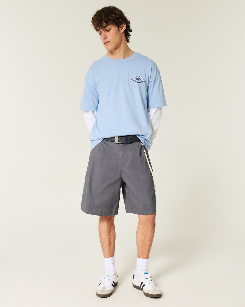 Boxy Hawaii Surf Graphic Tee