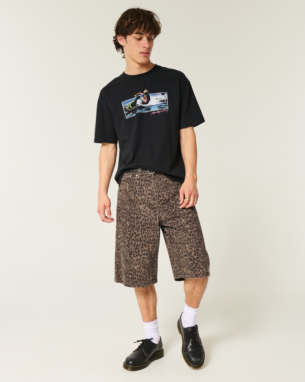 Boxy Montego Bay Graphic Tee, Black view 2