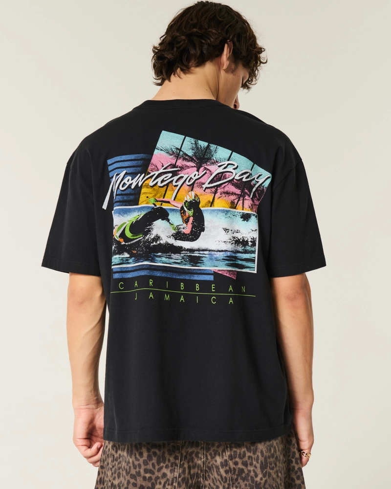 Boxy Montego Bay Graphic Tee