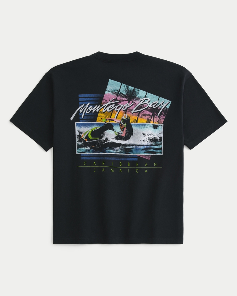 Boxy Montego Bay Graphic Tee
