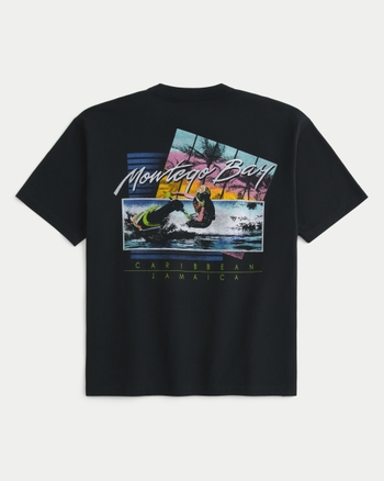 Men's Boxy Montego Bay Graphic Tee | Men's Clearance | HollisterCo.com