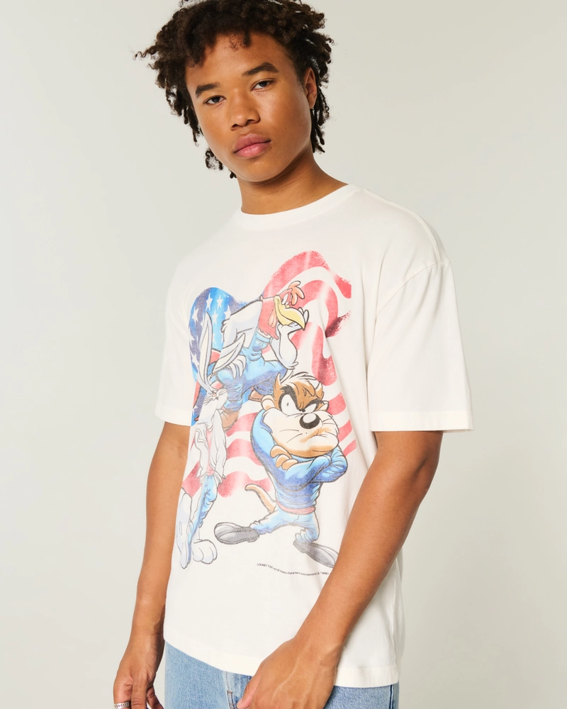 Boxy Looney Tunes Graphic Tee