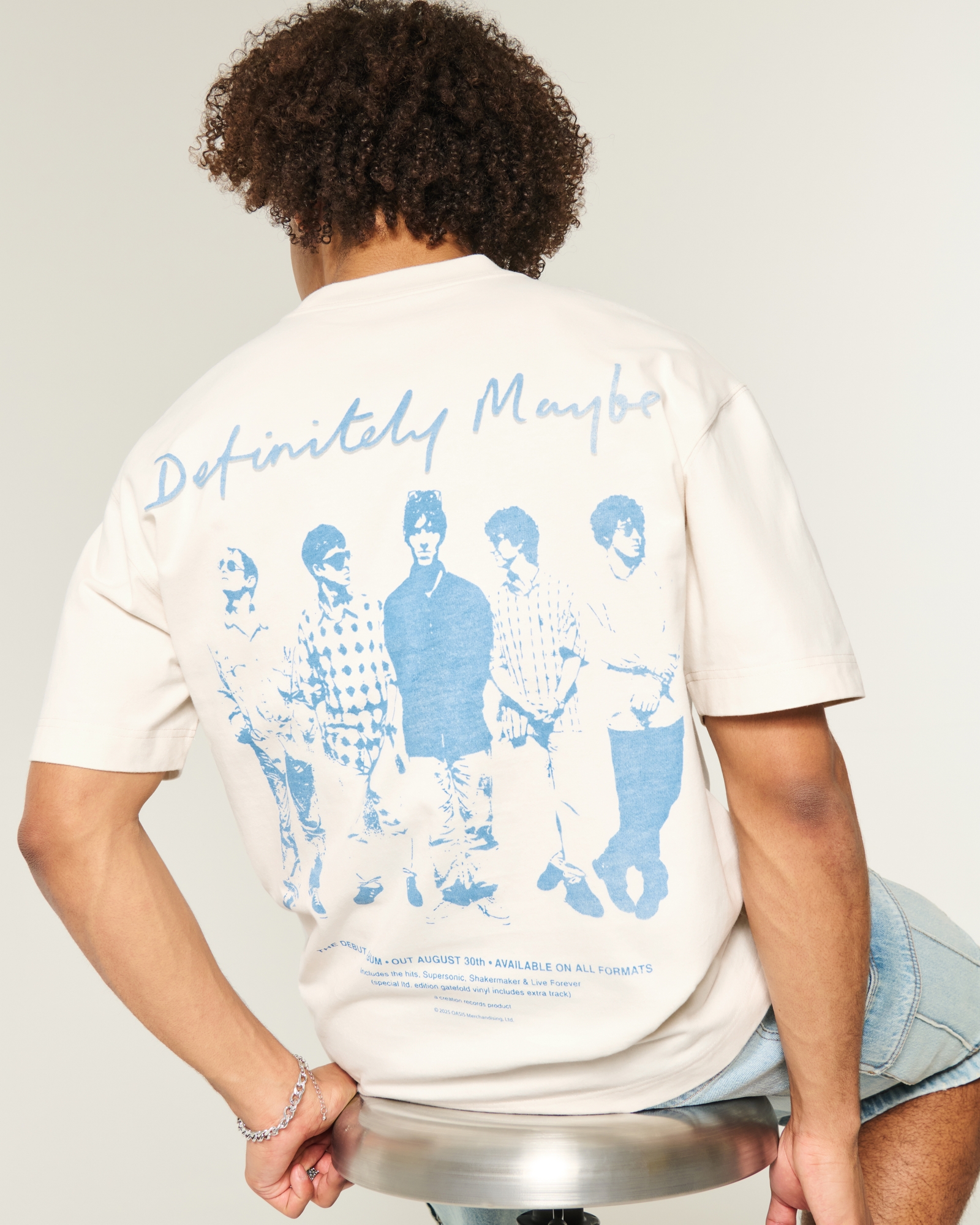 Men's Boxy Heavyweight Oasis Graphic Tee | Men's Clearance