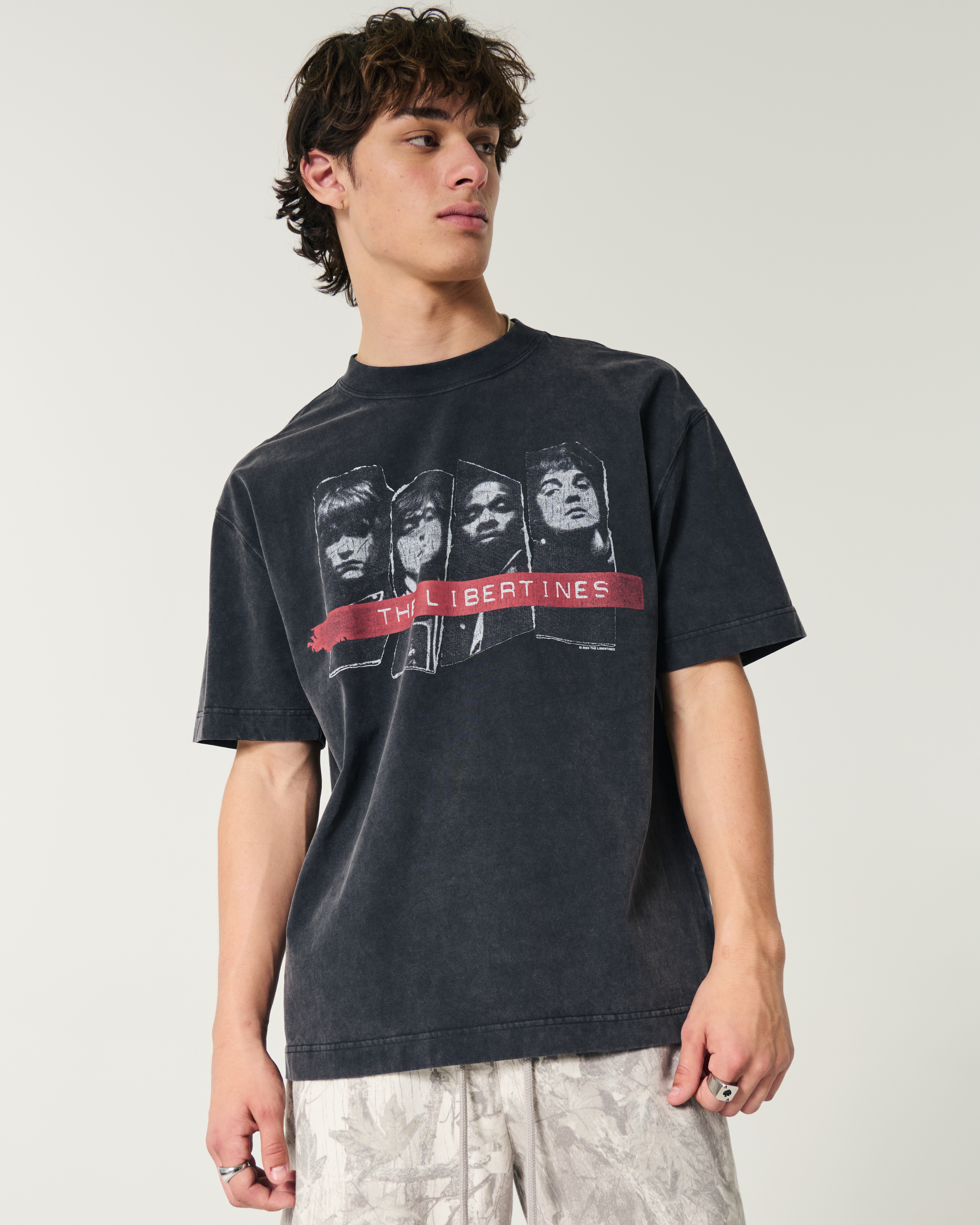 Boxy Heavyweight The Libertines Graphic Tee