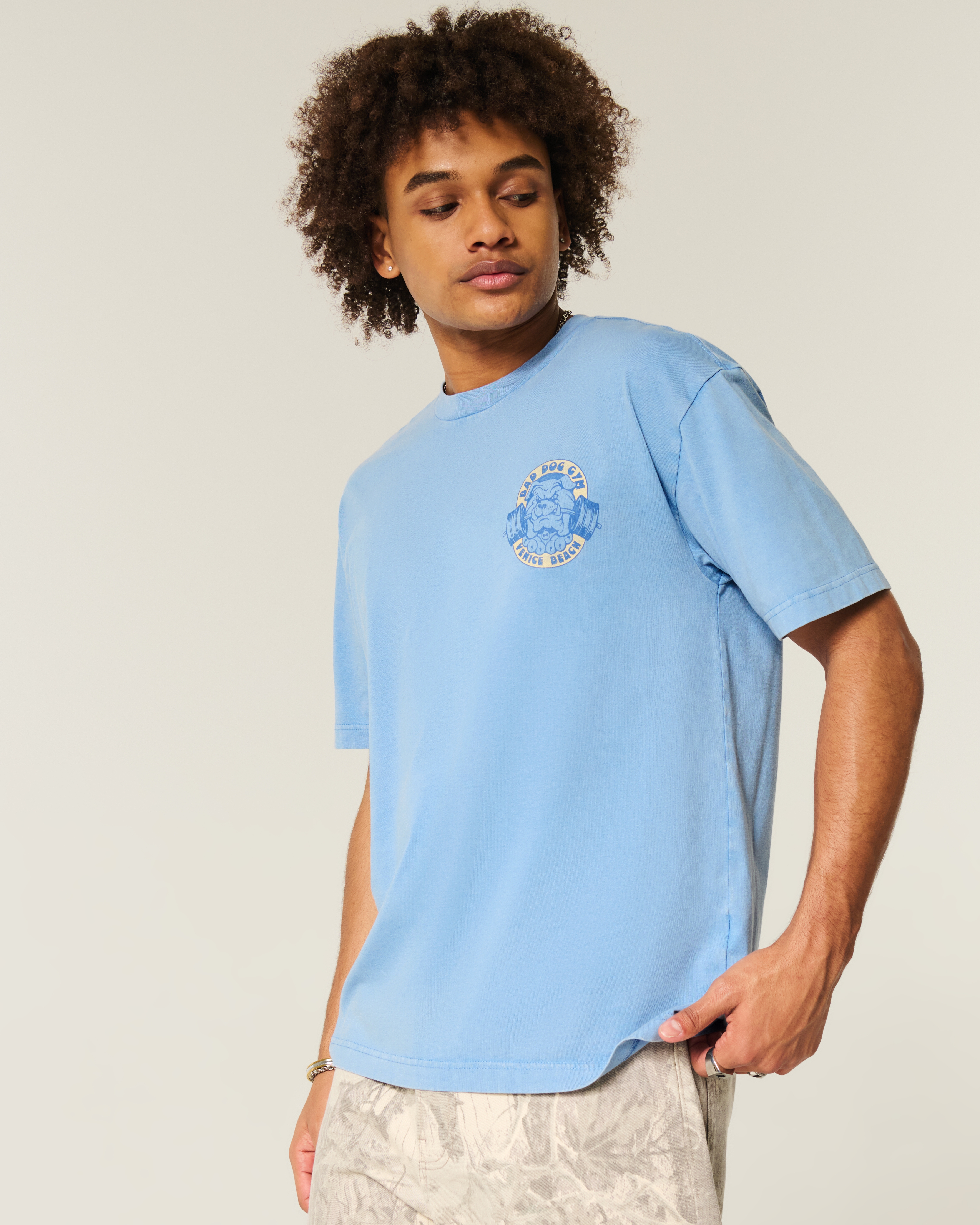 Boxy Bad Dog Gym Graphic Tee