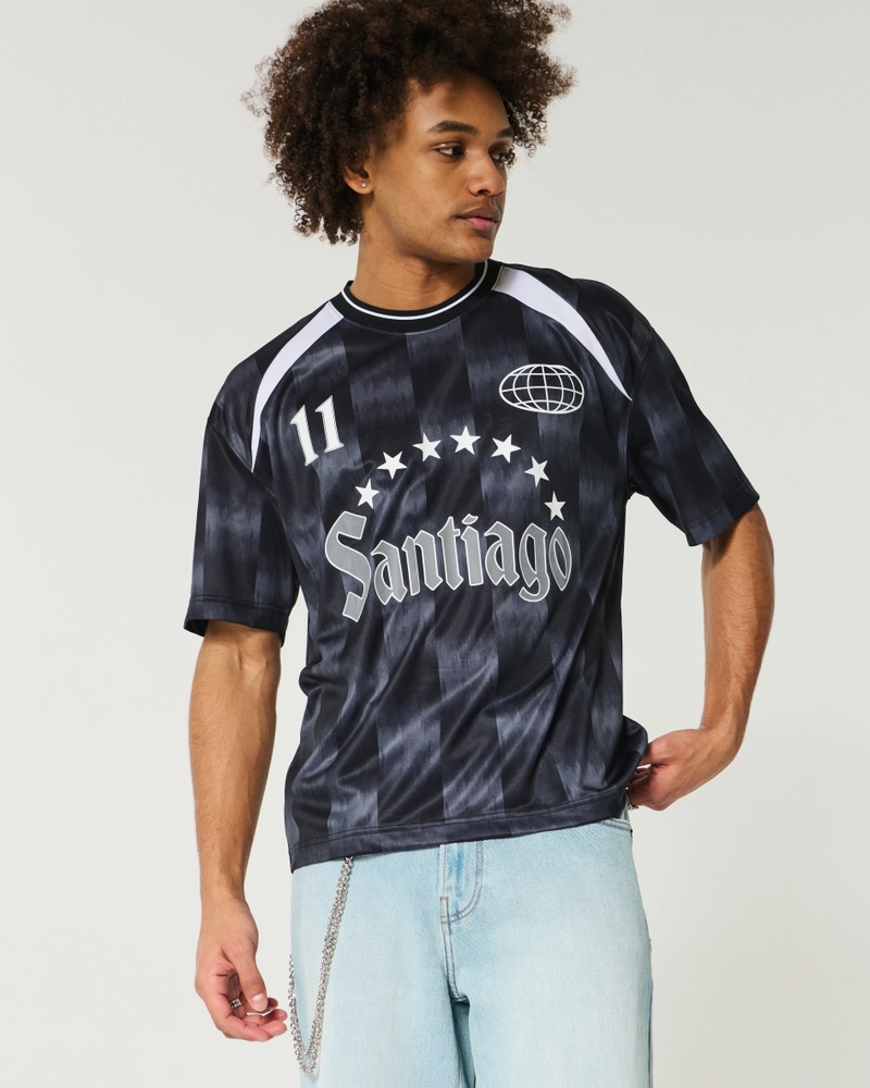 Boxy Santiago Graphic Soccer Jersey