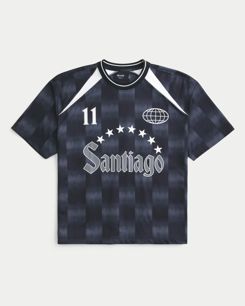 Boxy Santiago Graphic Soccer Jersey