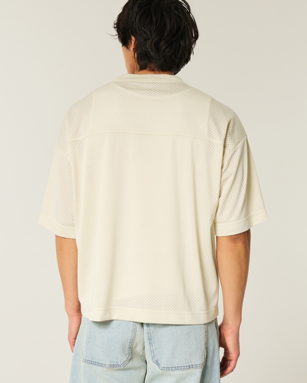 Boxy Crop Number Graphic Jersey