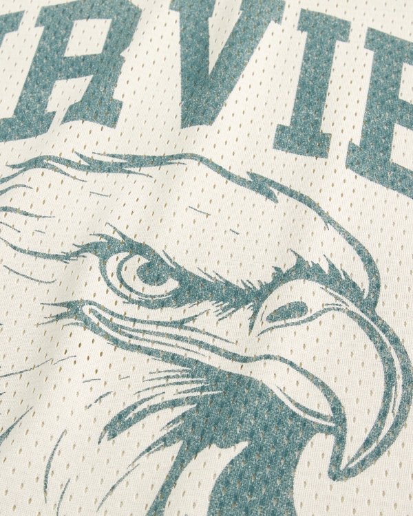 Boxy Crop Number Graphic Jersey