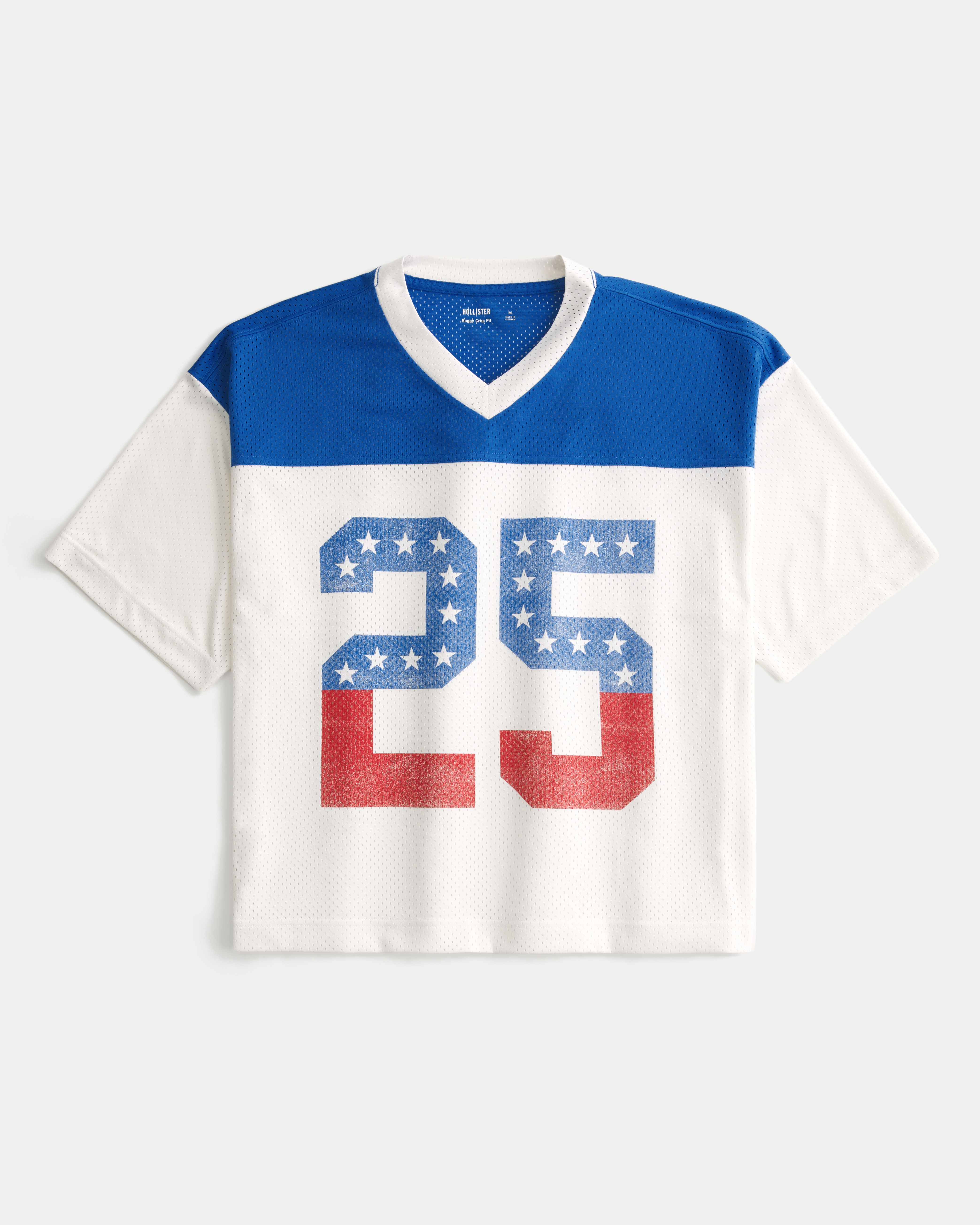 Men's Boxy Crop Number Graphic Jersey | Men's Clearance