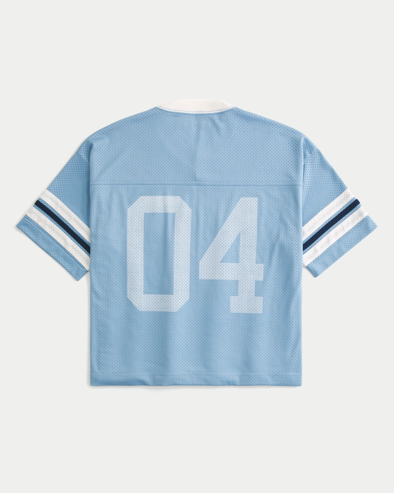 Boxy Crop Number Graphic Jersey