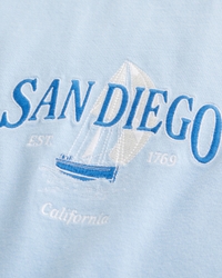 Boxy Heavyweight San Diego Graphic Tee