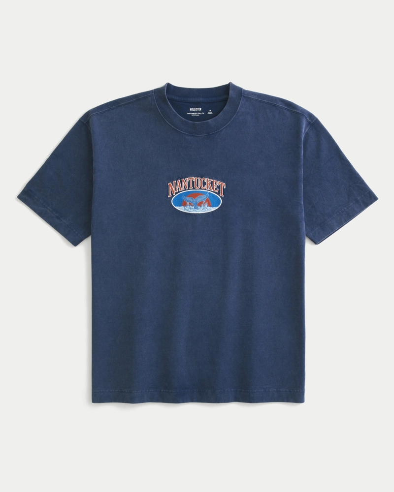 Boxy Heavyweight Nantucket Graphic Tee