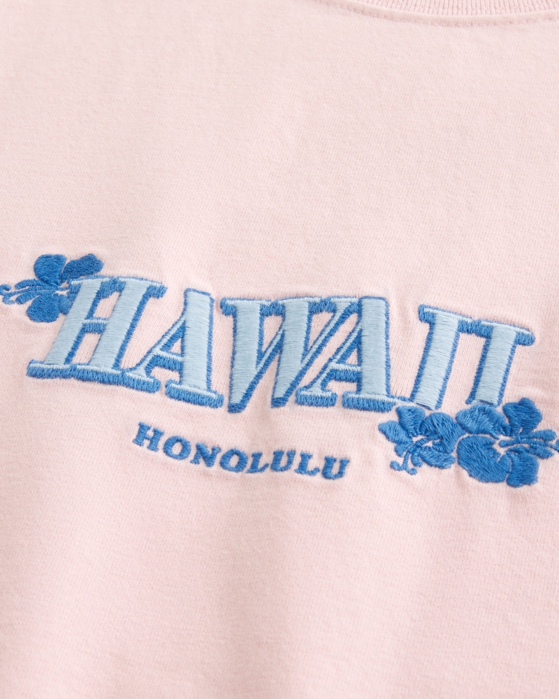 Boxy Heavyweight Hawaii Graphic Tee