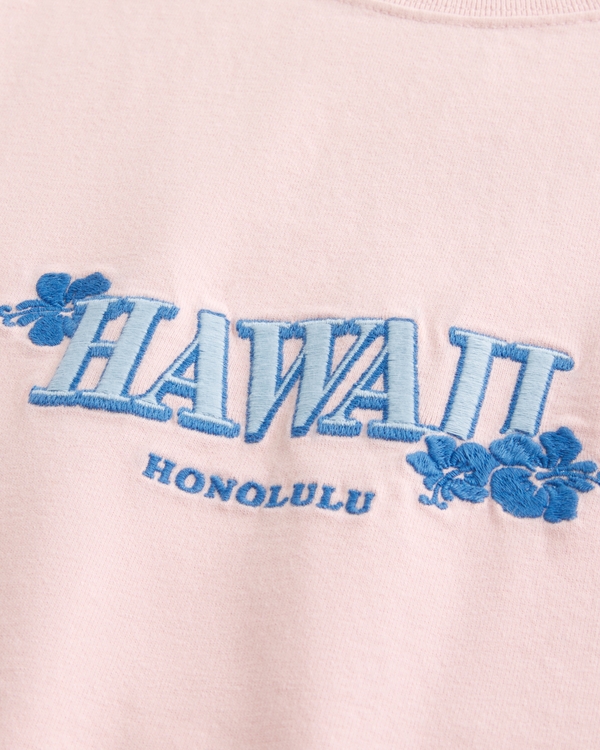 Boxy Heavyweight Hawaii Graphic Tee