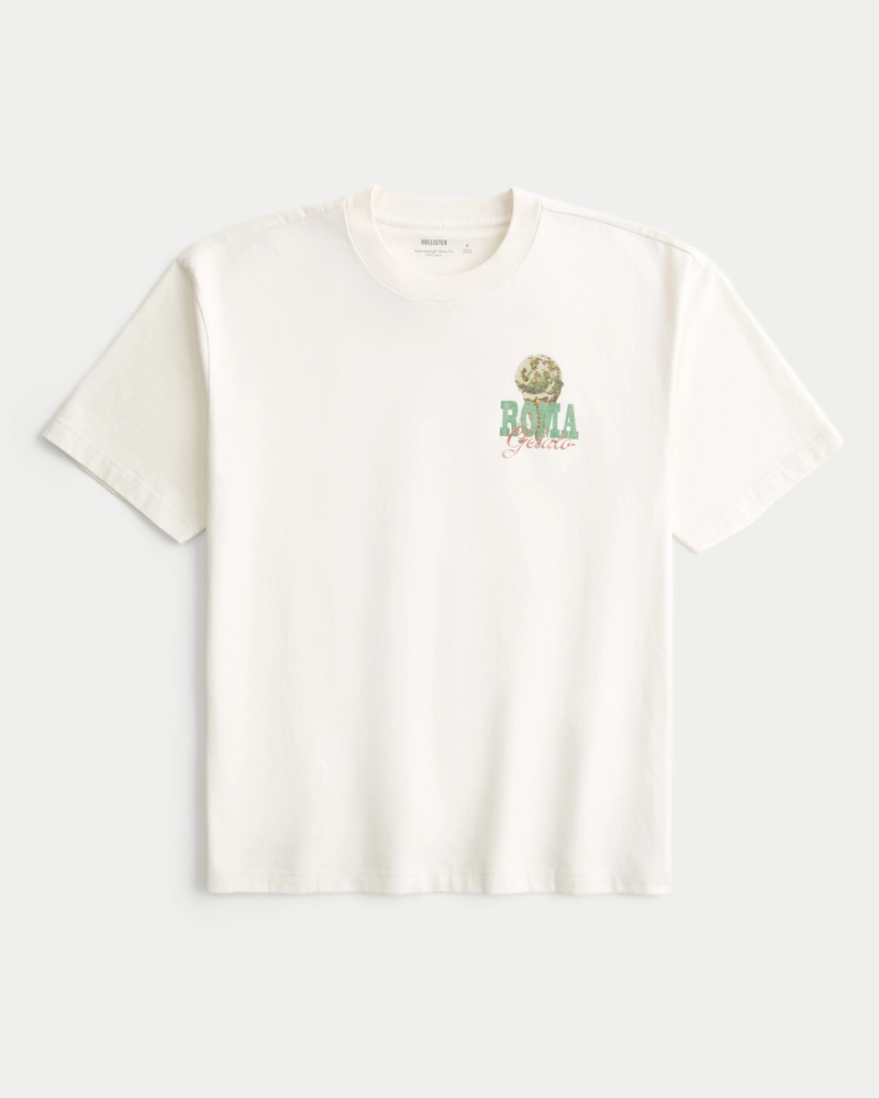 Boxy Heavyweight Roma Gelato Graphic Tee