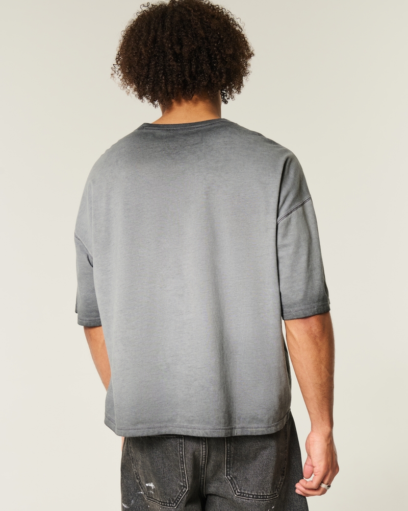 Baggy Crop Number Graphic Tee