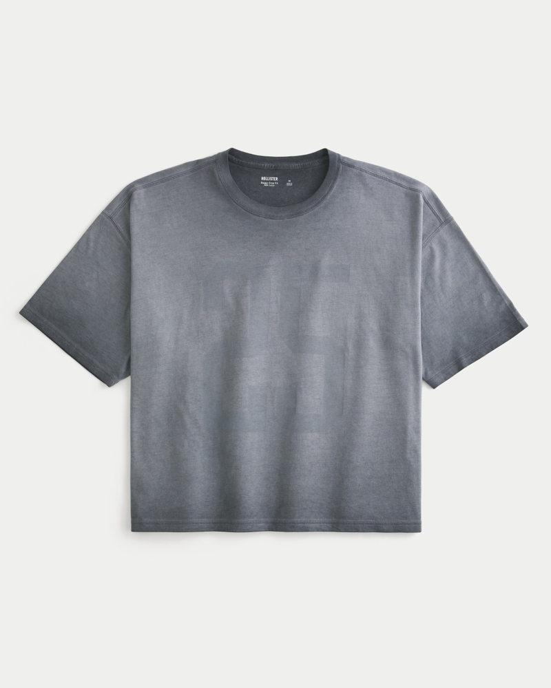 Baggy Crop Number Graphic Tee