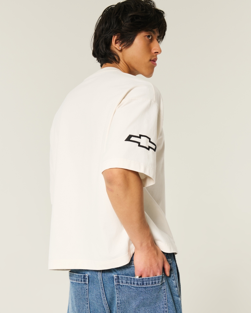 Baggy Heavyweight Crop Chevrolet Graphic Tee