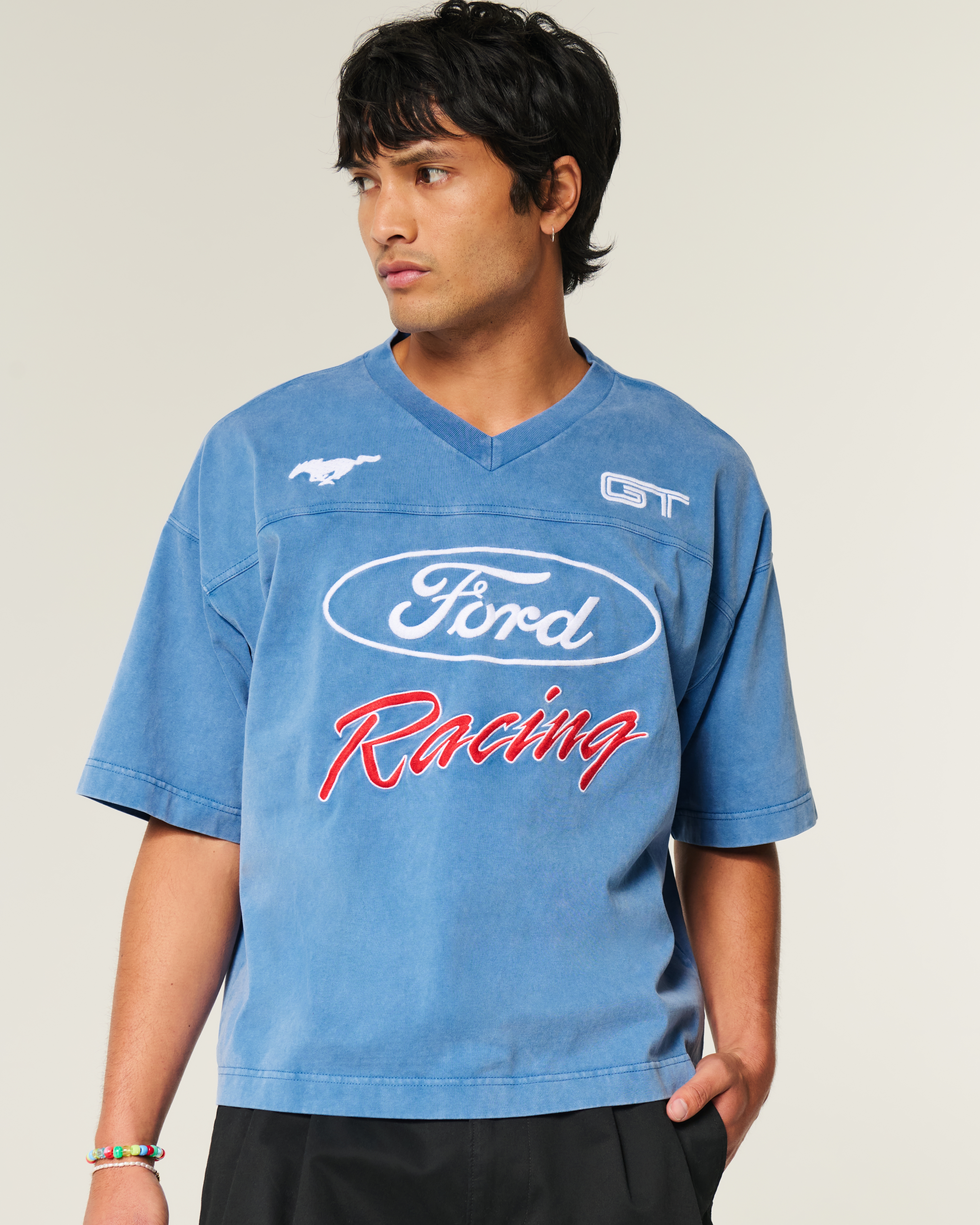 Baggy Heavyweight Crop Ford Graphic Tee