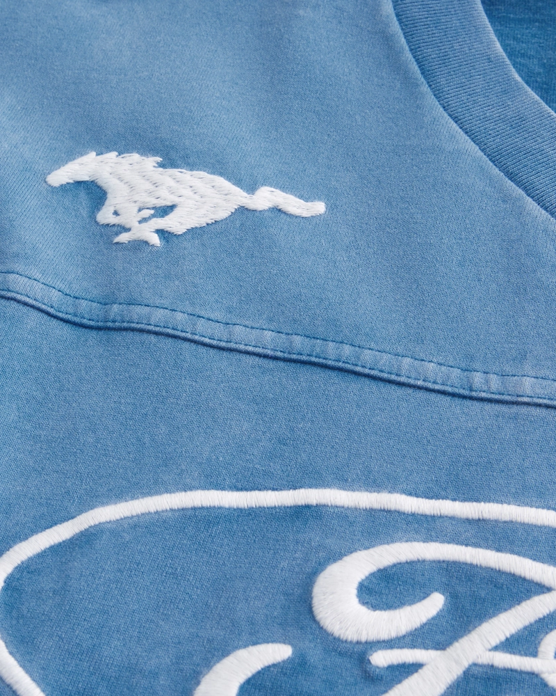 Baggy Heavyweight Crop Ford Graphic Tee