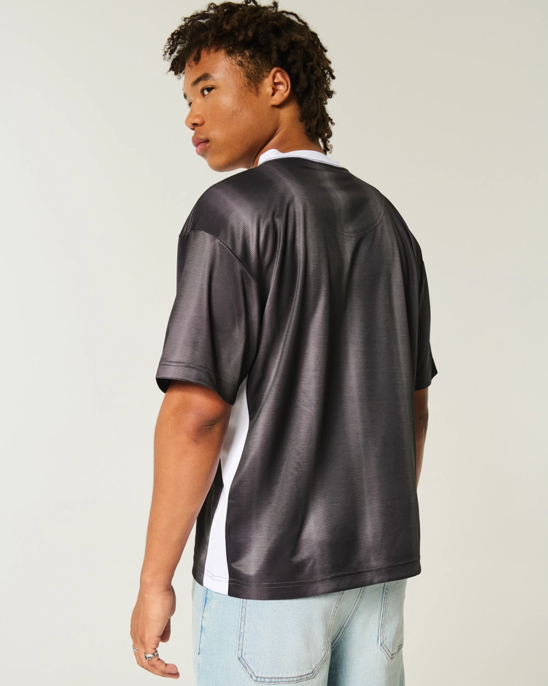 Boxy Coca-Cola Graphic Soccer Jersey