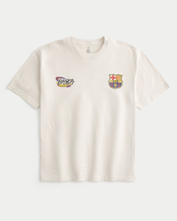 FC Barcelona Graphic Tee, Cream view 2