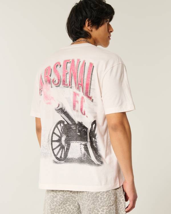 Oversized Arsenal Graphic Tee, Off White view 1