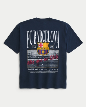 Men's FC Barcelona Graphic Tee | Men's Tops | HollisterCo.com