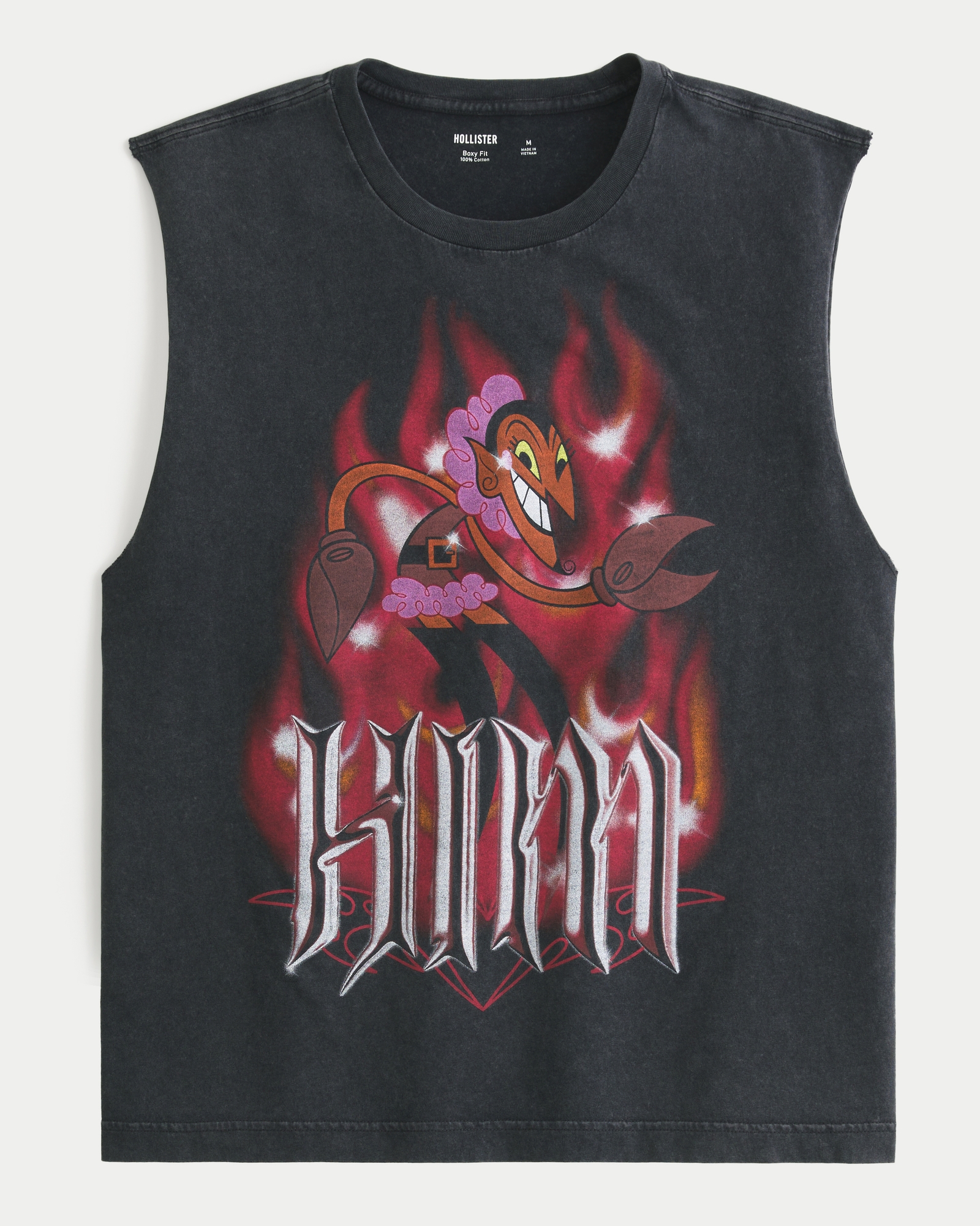 Men's Boxy HIM Graphic Cutoff Tank Men's Clearance