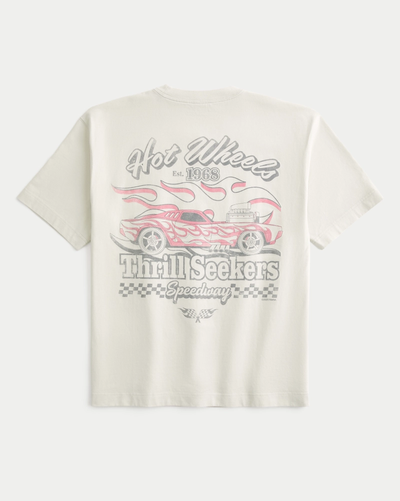 Boxy Heavyweight Hot Wheels Graphic Tee