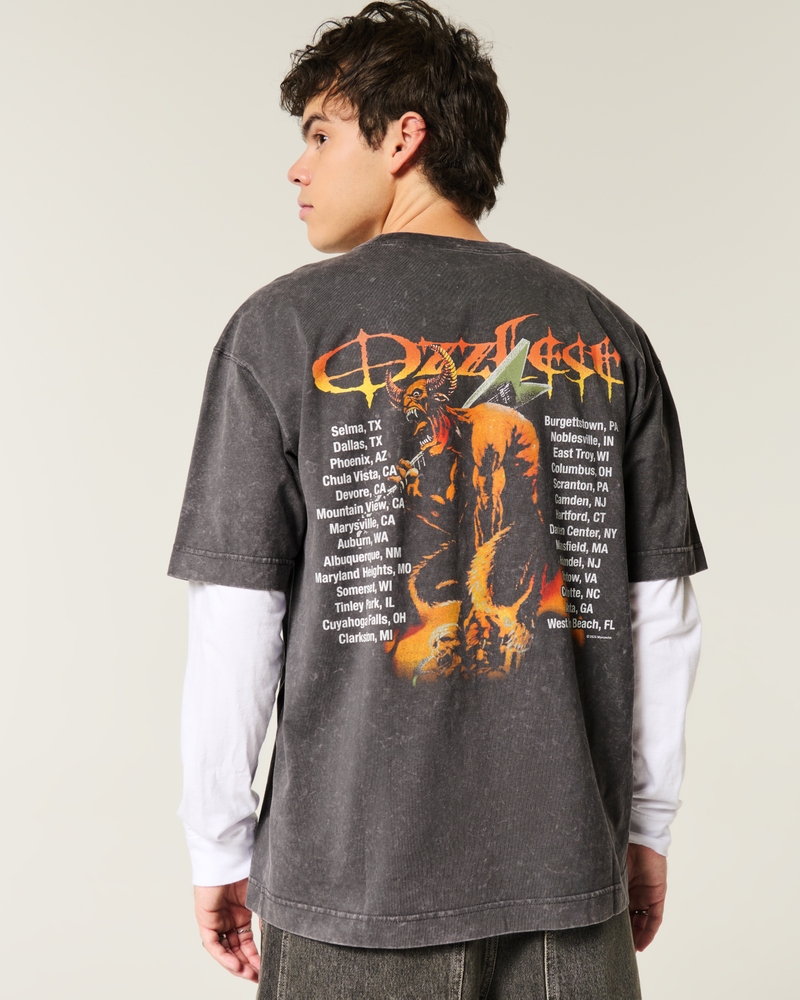 Boxy Heavyweight Ozzfest Graphic Tee