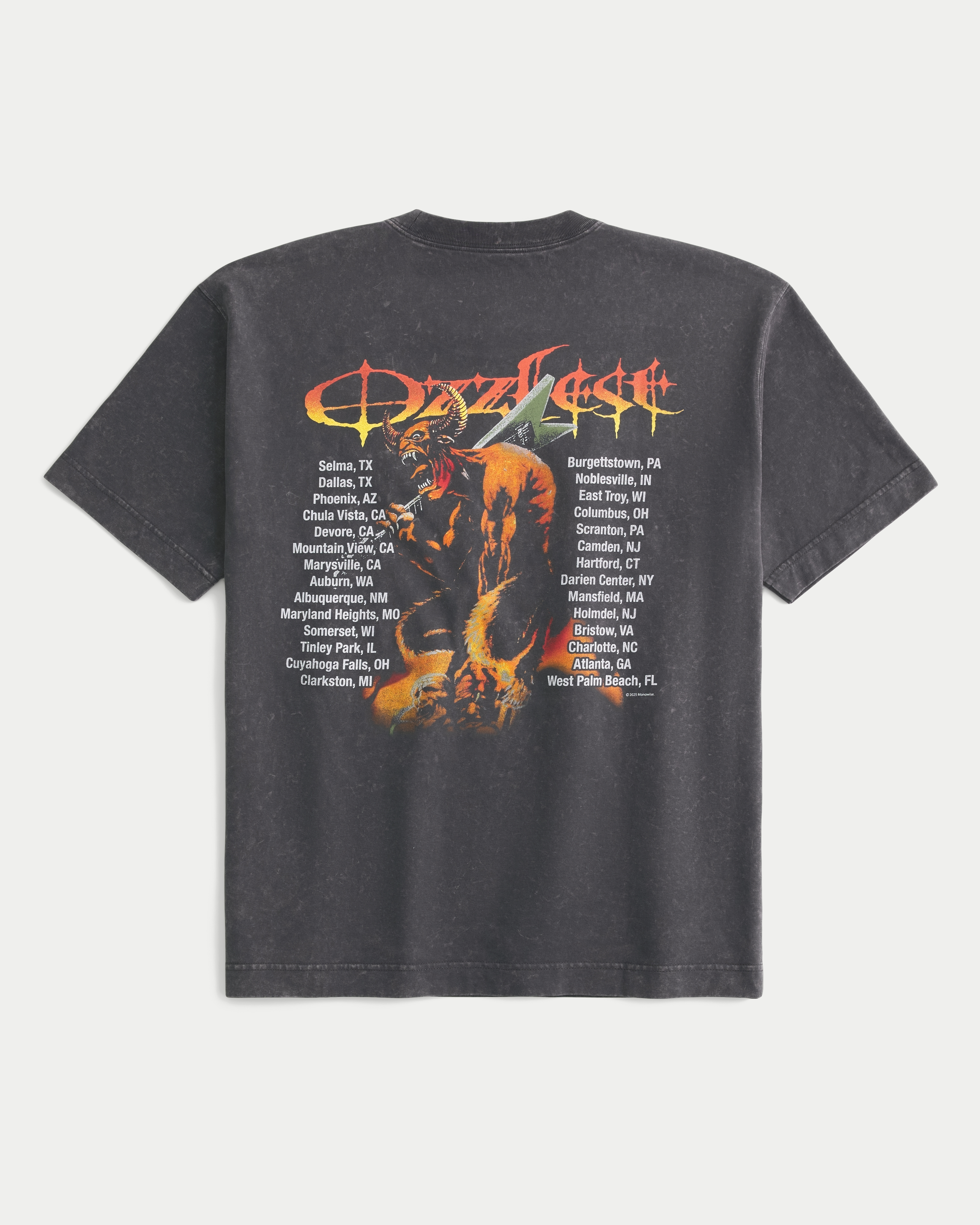 Boxy Heavyweight Ozzfest Graphic Tee