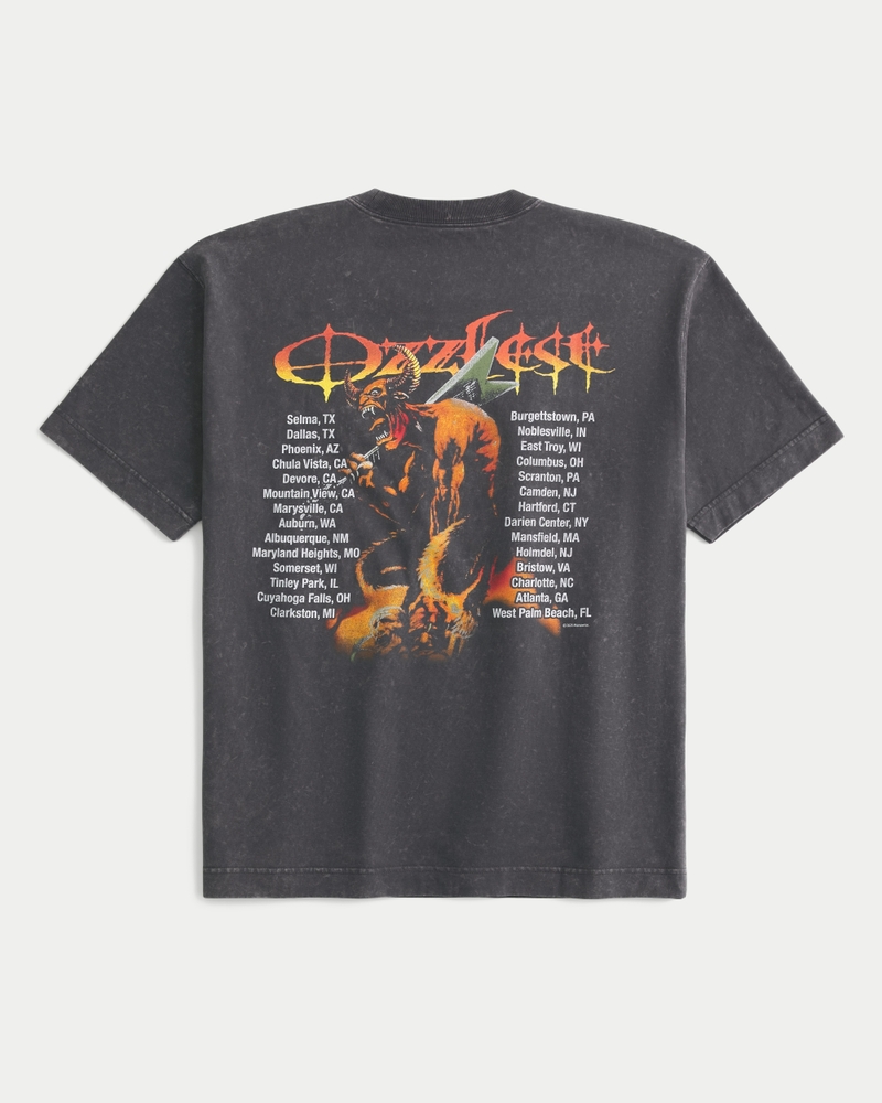 Boxy Heavyweight Ozzfest Graphic Tee