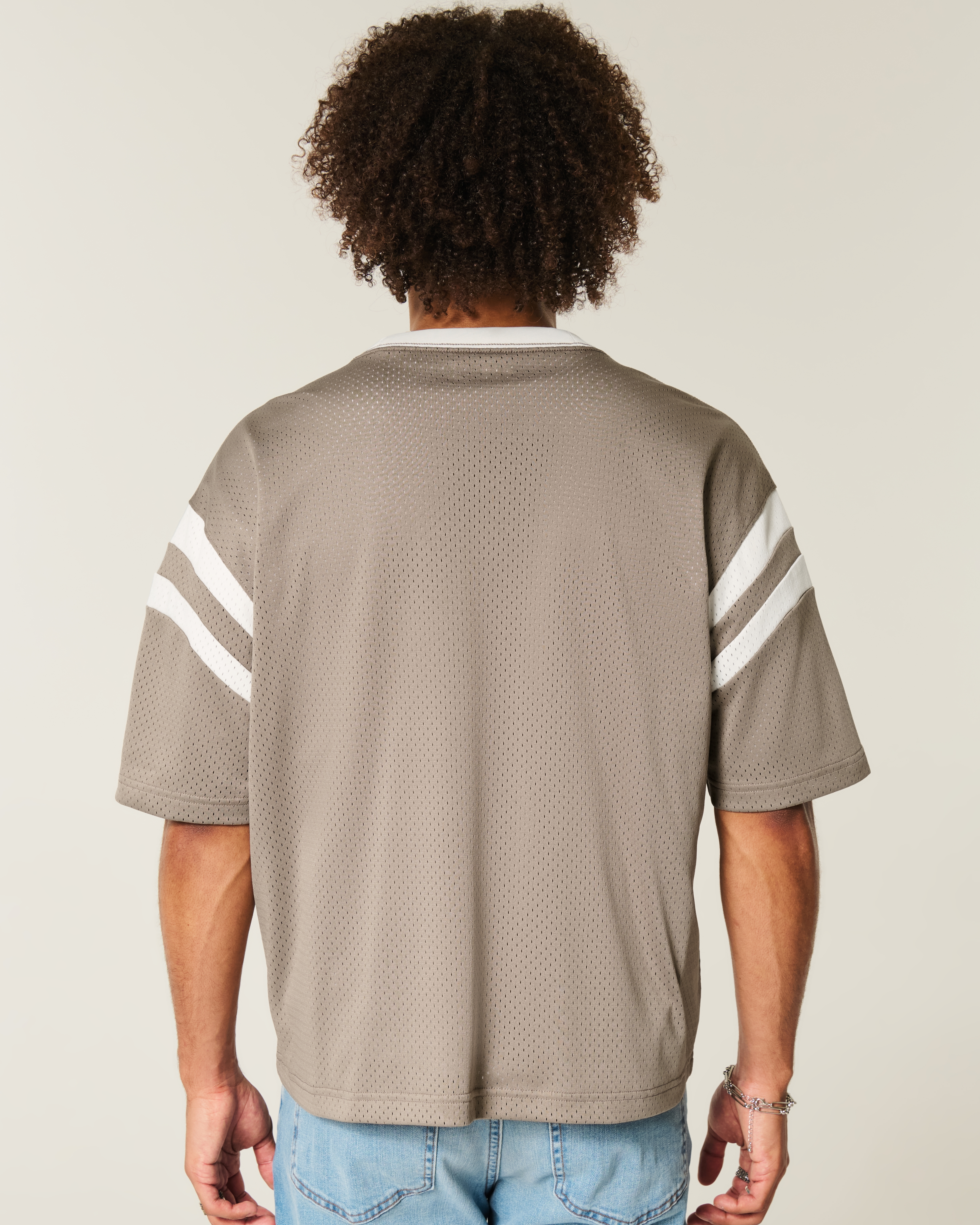 Men's Boxy Crop Mountain Pass Mustangs Graphic Jersey