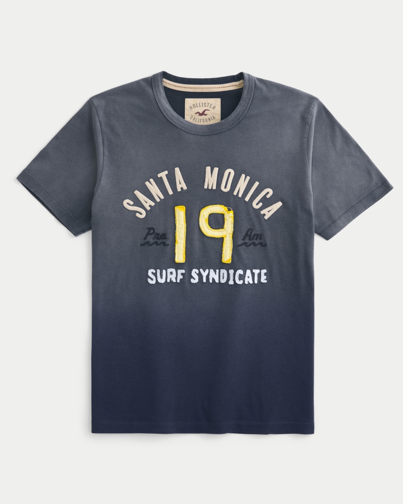 Santa Monica Surf Graphic Tee