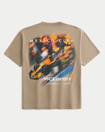 ★Hollister Co.★マクラーレングラフィックTシャツ Men's Boxy McLaren Graphic Tee | Men's Tops | HollisterCo.com