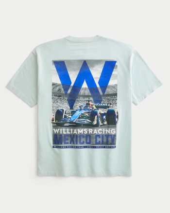 ★Hollister Co.★ウィリアムズ レーシンググラフィック Tシャツ Men's Boxy Williams Racing Graphic Tee | Men's Graphics Shop