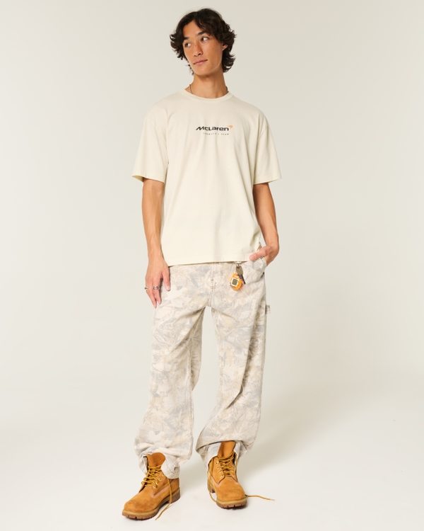 Boxy McLaren Graphic Tee, Dark Cream view 2
