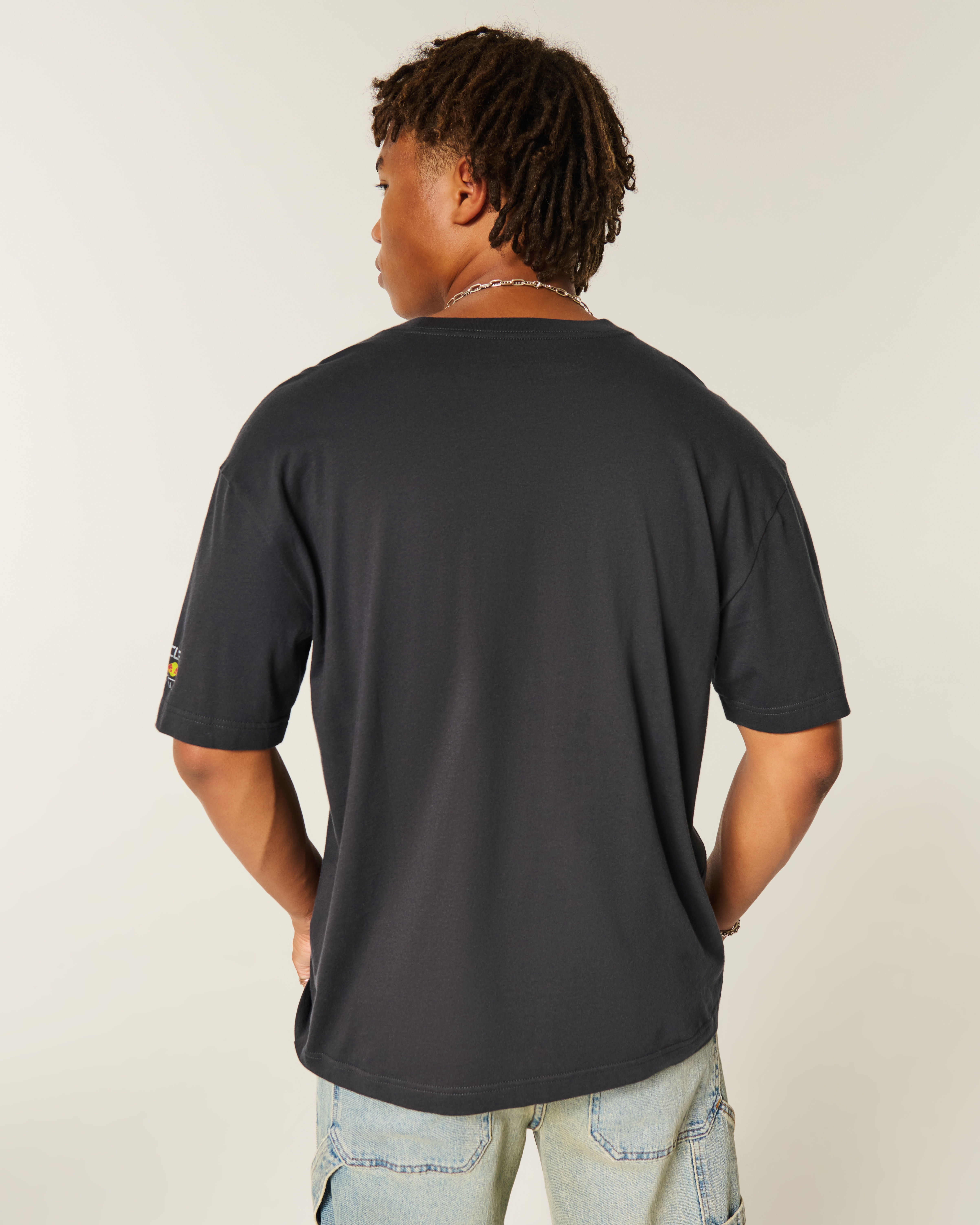 メンズ Oracle Red Bull Racingボクシー グラフィックTシャツ