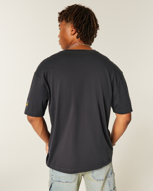 Recht T-shirt met Oracle Red Bull Racing-print