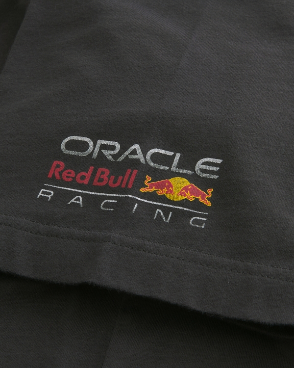 Recht T-shirt met Oracle Red Bull Racing-print